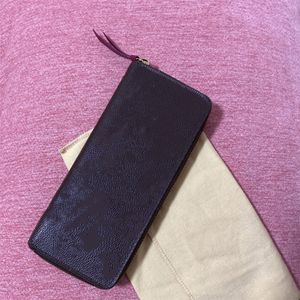 Monedero largo para mujer, bolso de cuero de vaca, bolsos de compras de diseñador de moda de lujo, tarjetero, bolso Simple y versátil