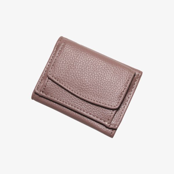 Porte-monnaie court pour femmes, pince à billets, étudiant, imprimé litchi, sac de maintien, portefeuille, sac à cartes, porte-monnaie1 f15