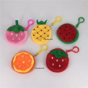 Sac à main 20pcs Nouveau sac de monnaie de fruits d'été, petite pochette à crochet cadeau 8 cm