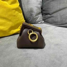 Monederos otoño e invierno nuevo Mini bolso con clip de cadena peluda cena bandolera bandolera bandolera bolsos de mujer