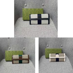 Monederos diseñador mujer bolso billetera de lujo carteras de cuero genuino moda mujer embrague monedero titulares de tarjetas marca largo marrón negro cerrojo carteras con caja verde