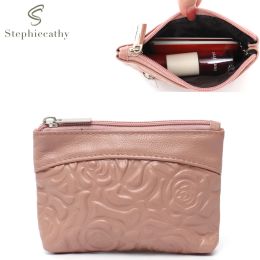 Sac à main Sc Marque Summer Style Femmes Vérine portefeuille Fashion Flower Print Imprimé Zip Coin Purse Pocket Pocket POCK