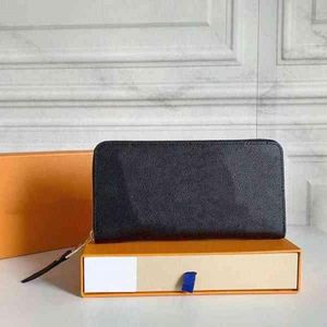 Portores Walls Wallets Zipper Bag vrouwelijke portemonnee modekaarthouder zak lange vrouwen draagtassen met doos stofzakken Designer Wallet L2210001