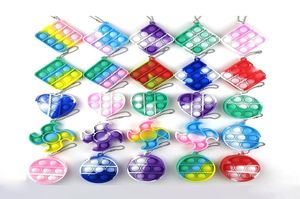 Push It Toy Press Bubble Keychain Party Gift Toys Sensory Autism Special Needs Anxiety Stress Relevere7228173