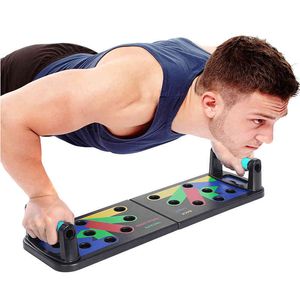 Push Up Board Sport Tools Training Board Sport Bodybuilding Push-ups Board Fitness Equipment Pushup Poignées Home Gym X0524