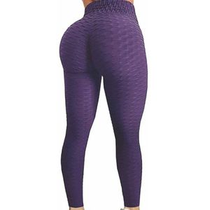 Push Up Gym Fitness Leggings Bubble Wicking Sweat High Elastic Slim Fit Butt Hip Lift Yoga Broek voor Dames Wit XS-XXXL