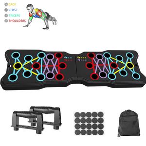 Push-Ups Stands Multifunctionele Push Up Board Opvouwbaar Push-Up Rack Draagbare Training Board Push Up Bars Oefening Fitness Apparatuur Voor Home Gym 230620