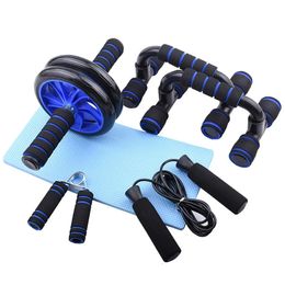 PushUps Stands 6PCS Buikwiel Combinatie Blauw Set 5in1 Multifunctionele Pushup Beugel Thuis Fitnessapparatuur 231007