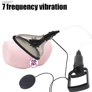 Pussy Pump Vagina Clitoris Sucker Manual Women Breast Massage Nipple Stimulator Enlarge Vacuum Pump Cover Adult Sex T