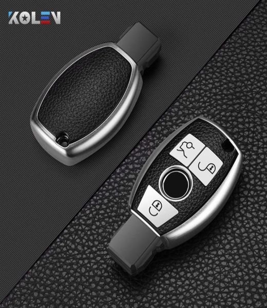 Putpu Car Remote Key Cover Cover Shell pour Mercedes Benz A B C E S GLA CLS CLA GLK CLASSE W204 W251 W211 W210 W176 ACCESSOIRES6466608