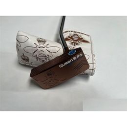 Putters Clubes de golf nuevos Bettinardi Queen B6 Putter Queenb 33/34/35 pulgadas Eje de acero con cabeza Er Drop Entrega Deportes al aire libre DH7HA