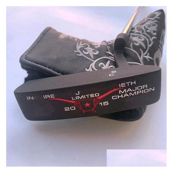 Putters Clubs Mayor Golf Champion Edition Black Contacted para ver imágenes con Logotipo Drop entrega Deportes al aire libre OT7M8