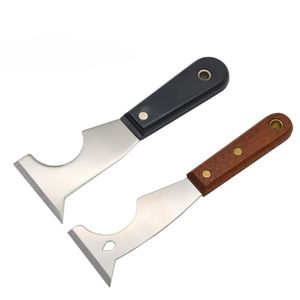 Putty messenschraper 5 in 1 gereedschap koester verwijdering gereedschap spackle mes mes verf remover schilders gereedschap verf kan opener voor houten schraper