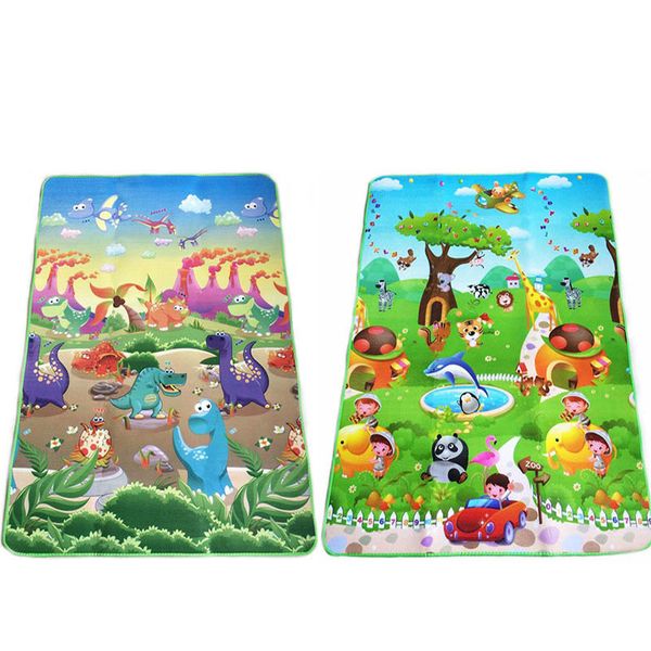 Puzzle Tapis de jeu pour bébés Tapis de gymnastique pour enfants Tapis de jeu cadeau Jeux de bébé 180 * 120cm Jouets pour tout-petits et bébés Tapis pour enfants LJ201113