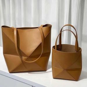Puzzle Fold Sac à bandoulière créateur de mode Loweve en cuir sac à bandoulière shopping cartable messager sac à main femmes sac à main de haute qualité
