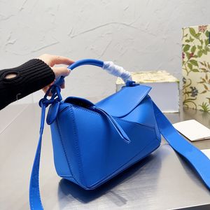 Bolsos de bolso de rompecabezas Bolsas de diseño para mujeres de cuero de cuero de cuero portátil