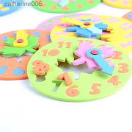 Puzzels 1 ST 3-6 jaar oude kinderen DIY Eva Klok Leren Onderwijs Speelgoed Leuke puzzel Spel voor kinderen Baby Speelgoed Geschenken RandomL231025