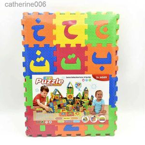 Puzzles Eva Foam Puzzle Mats Digital Learning Arabische letters Educatief speelgoed 36 stuks pasgeboren educatief speelgoed voor kinderen Jigsaw Puzzlel231025