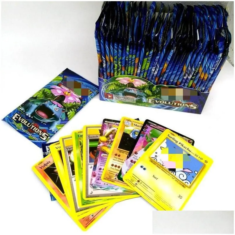 Puzzles Games Cards Blind Box 360 Booster Packs Pixie English Card Tabletop Matchmaking Game Toys Gifts