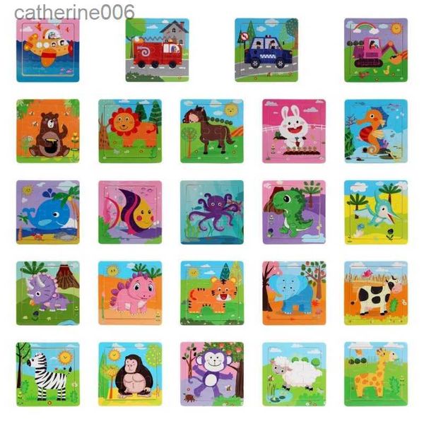 Puzzles Puzzle jouet éducatif développement du cerveau des enfants pour les enfants âgés de 3 à 6 ans explorer l'imagination de l'enfance pour l'école maternelle L231025