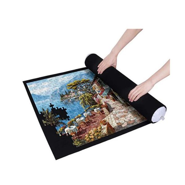 Rompecabezas de la almohadilla de jigsaw Roll Playmat Maneta para hasta 1500 PC Accesorios de rompecabezas Nuevo bolso de almacenamiento de viajes portátiles Nuevo
