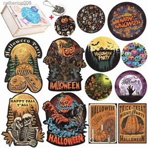 Puzzles Joli cadeau d'Halloween populaire forme élégante lanterne citrouille puzzles beaux jeux de puzzle d'Halloween pour adultes enfants L231025