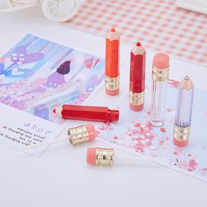 5 ml lege lip glanst buis container heldere lip balsem buizen potlood vorm DIY particulier label lippenstift navulbare flessen mini monster container