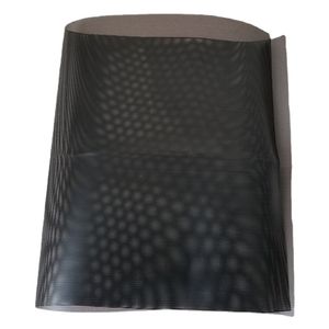 Châssis en PVC Couverture de filtre d'ordinateur Coque d'ordinateur Filet anti-poussière pour PC DIY Noir 50x30cm