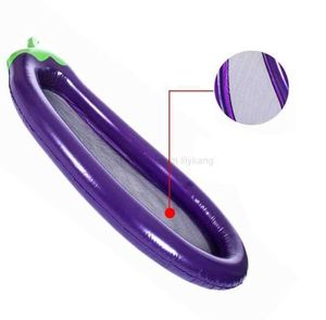 PVC aubergine Zwemring hangmat opblaasbaar zwembad Lounge water zee luchtbed zwemdobbers strand luchtbedden Water Party Toy Strand slaapbed