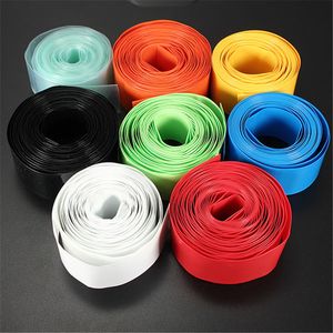 PVC Warmte Krimp Tubing Tube Wikkelkabel Mouwen 5 kleuren voor 18650 18500 Batterij 29,5 mm plat 18,5 mm in ronde