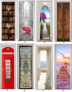 PVC Mural Paper Print Art 3d Bibelles Tower Sticker Stickers Home Decor Picture Self Adhesive étanche Fond d'écran pour chambre T5465986