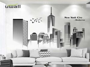 PVC Nortic City Stickers muraux décor à la maison salon chambre fond décoration murale auto-adhésif chambre décor autocollant 2109297758312