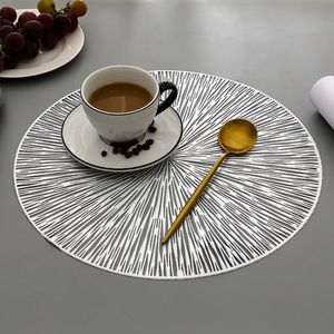 PVC Placemat voor eettafel Holle pad Coaster Pads Table Placemats Hot Stand Placemat Tafel Set CoasterShollow Pad Coaster Pads