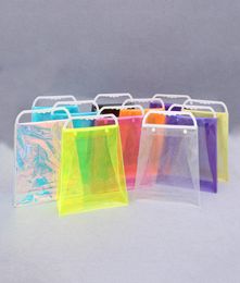 Sac à provisions en PVC PVC Sac à main en plastique transparent sac coloré Sac d'emballage Fashion Sac à main