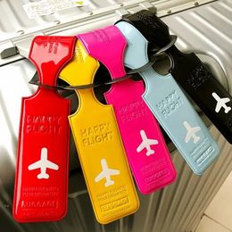 Pvc Strip Luggage Tag Boarding Pass Portable Portable Prendant Case Antiloss Identification des accessoires de voyage 240511