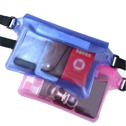 PVC Waterdichte Taille Pouch Handtas Tas Pounch Outdoors Drift Zwemmen Case Telefoon Beschermen Telefoon voor Outdoor Adventures Mobiele Toebehoren