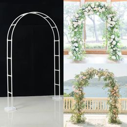 PVC Wedding Arch Flower Frame Stand Ballonondersteuning Outdoor Lawn Decor Party Party Baby Shower Birthday Backdrop 240419