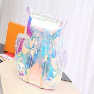 PVC Femmes Cowhide Leather Flower Backpack Designer Sacs Backpack Women School Backpacks Men Leather Sac à dos FCQQC