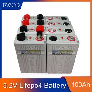 PWOD 8PCS NOUVEAU 3.2V 100Ah lifepo4 Batterie Rechargeable Lithium Fer Phosphate solaire 24V100AH 12V200A CALB cellules EU US TAX FREE