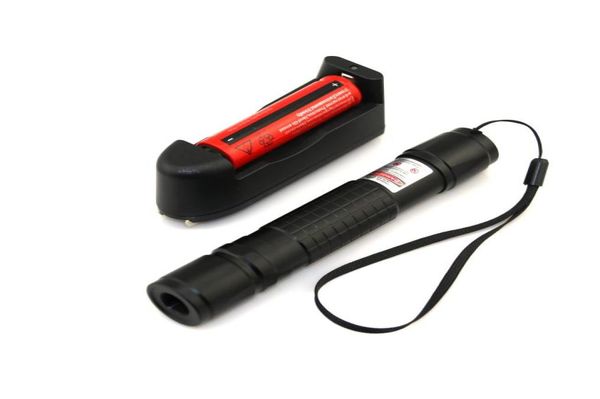 PX2 405 nm Negro Focus ajustable Purple Pointer Pen Beam luz de agua impermeable con baterías Carger1419129