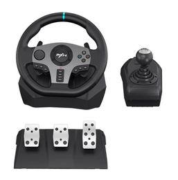 PXNV9 Gaming Steerwiel Pedaal Vibratie Racing Wheel 900 Rotatiespel Controller voor Xbox One 360 PC PS 3 4 voor Nintendo SWI5507698