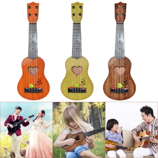 Pxpf kids guitar musical jouet, soprano ukulele for kid, débutant guitar ukelele instrument for ukalalee starter