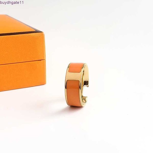Pyen Ring Diseñador Joyas clásicas de 8 mm Titanio de acero de acero de acero ACCESORIOS de moda de artesanía chapada en oro NUNCA FADER ALERGIA FRATIS