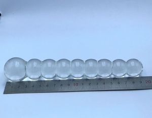 Pyrex glas 9 anale kralen butt plug grote bal grote kristallen dildo penis kunstmatige dick gay masturberen volwassen seksspeeltje voor vrouwen mannen s921