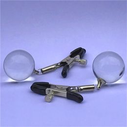 Pyrex glazen nippel klemmen bondage volwassen nieuwigheid sexy product metalen melk clip vrouwelijke borst clitoris clip massage seksspeeltjes voor lover game