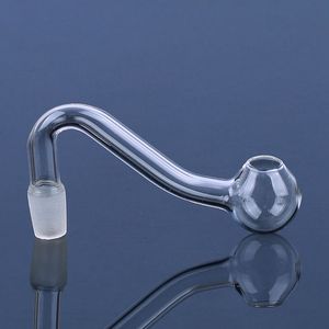 Tuyau de brûleur à mazout en verre Pyrex 10mm mâle femelle tuyaux en verre transparent adaptateur banger clou pour bang à eau