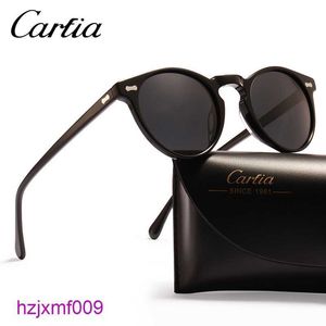 Pzhp lunettes de soleil polarisées Carfia 5288 ovale concepteur pour femmes hommes Protection Uv Acatate résine lunettes 3 couleurs avec boîte