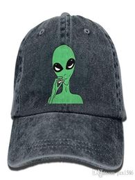 PZX Baseball Cap for Men Women Trippy Smoke Alien dames katoen verstelbare jeans cap hoed multicolor optioneel8437597