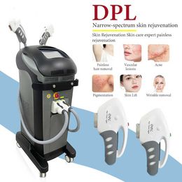 Q Switch ND Yag Épilation au laser DPL Machine Longue impulsion Beauté Rajeunissement de la peau Traitement de la pigmentation de l'acné Épilateur DPL Équipement permanent