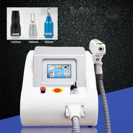 Q Switch Nd Yag Laserl Beauté Machine Pigments Enlèvement 1064nm 532nm 1320nm Enlever Tatoo Enlèvement Laser dispositif